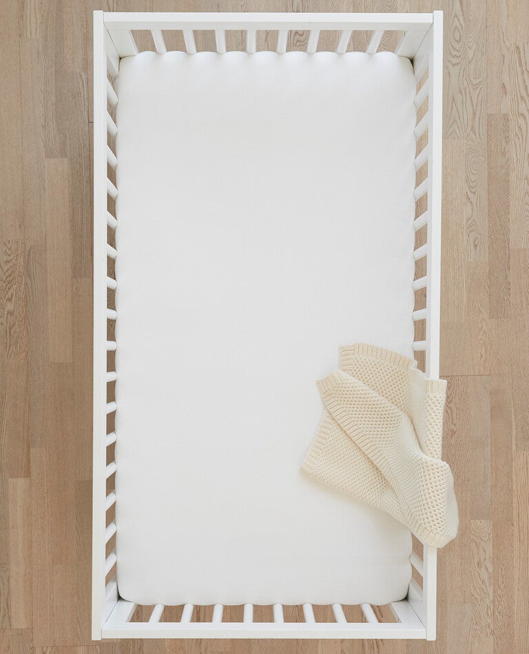 Knit Crib Sheet In Organic Cotton