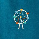 HannaJams™ Pajama Set in Ferris Wheel on Atlantic Blue - swatch