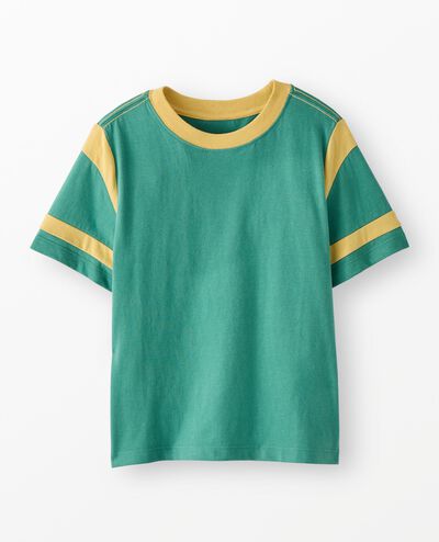 Jersey T-Shirt in Bottle Green - main