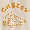 Long Sleeve Relaxed Fit Graphic Baseball T-Shirt in Cheesy - swatch