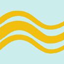 Graphic T-Shirt & Shorts Set in Feather Blue - swatch