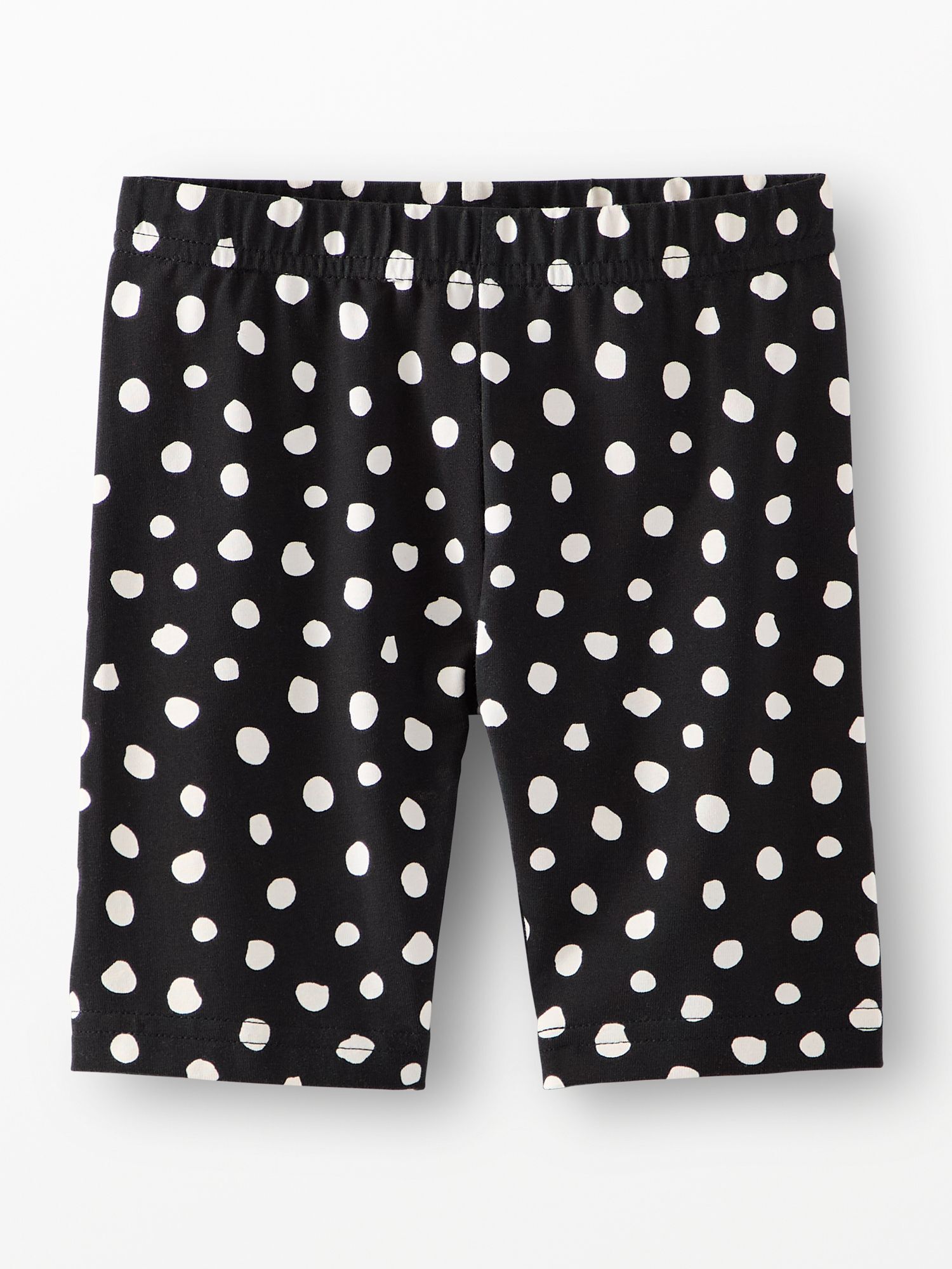 Biker Shorts in Spots on Black - main
