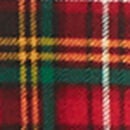 Adult Holiday Long John Pajama Top in Family Holiday Plaid - swatch