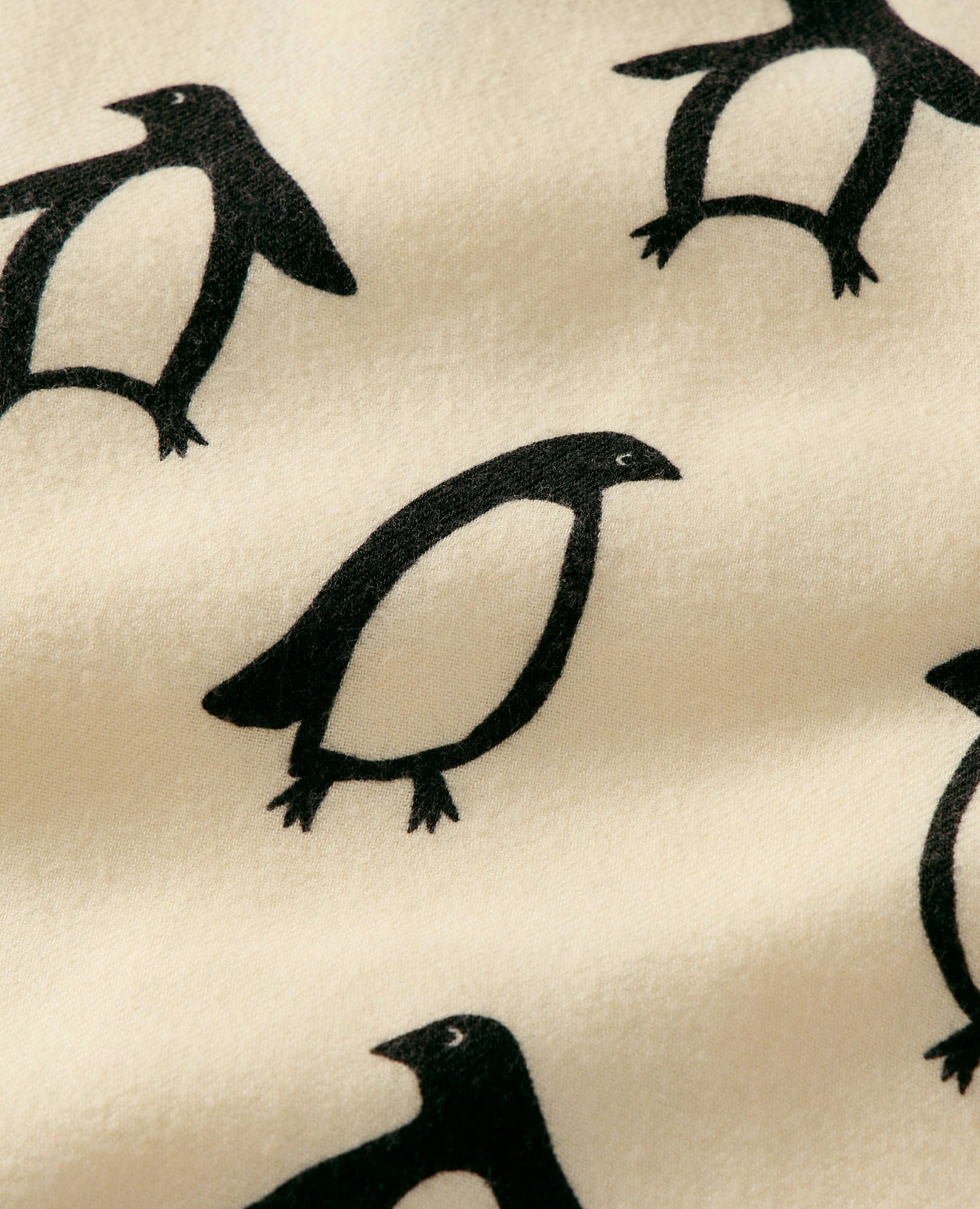 Holiday Flannel Nightgown in Squeaky the Penguin - main