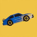 HannaJams™ Pajama Set in Racecars on Bamboo - swatch