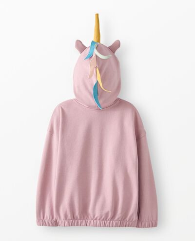 Halloween French Terry Character Hoodie in Fancy Unicorn - main