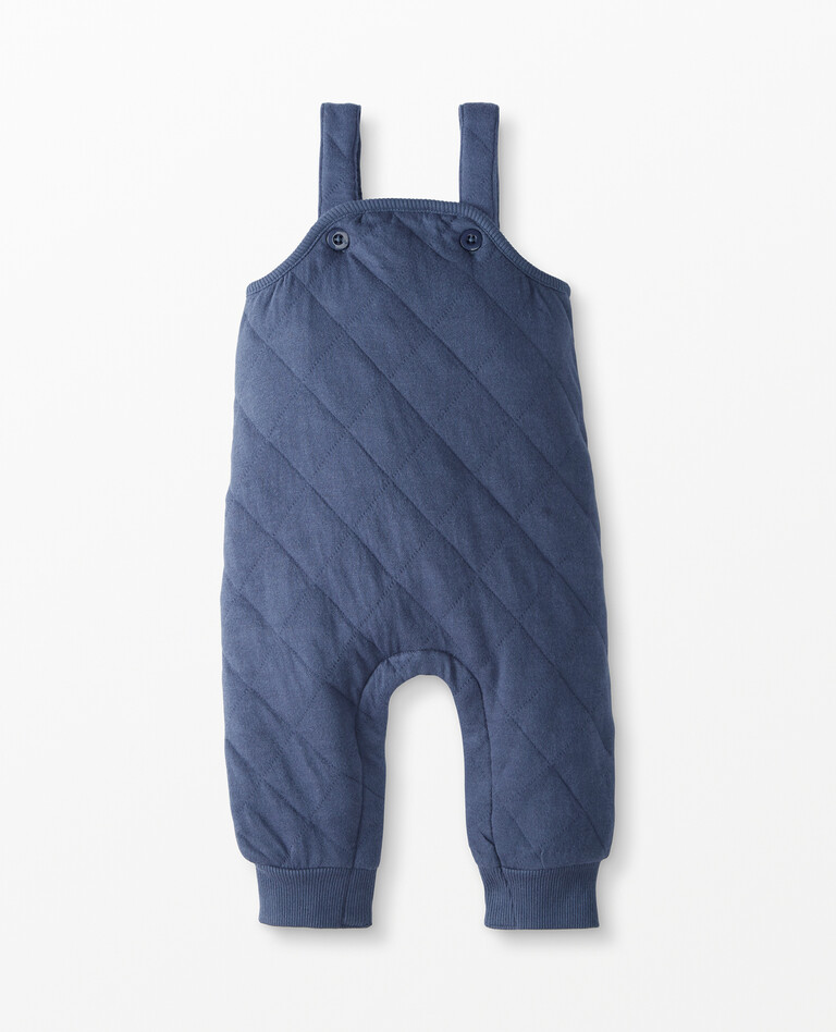 Bby Quilted Overall in Foggy Blue - main