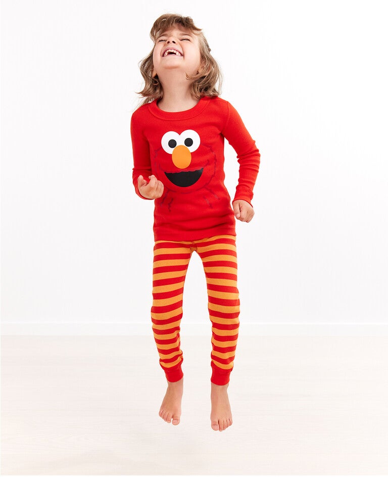 Sesame Street Long John Pajama Set