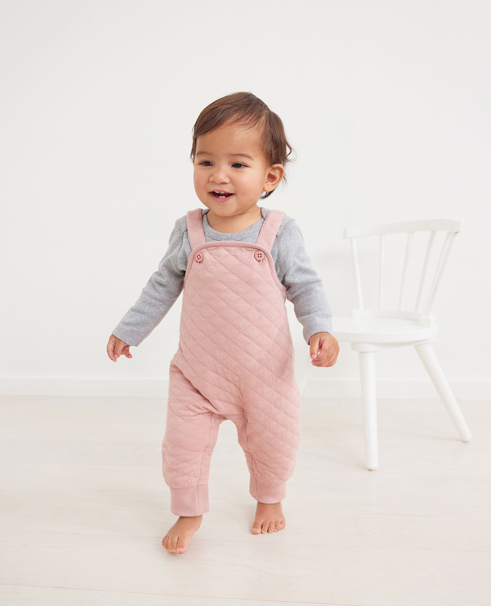 Quilted overalls shop