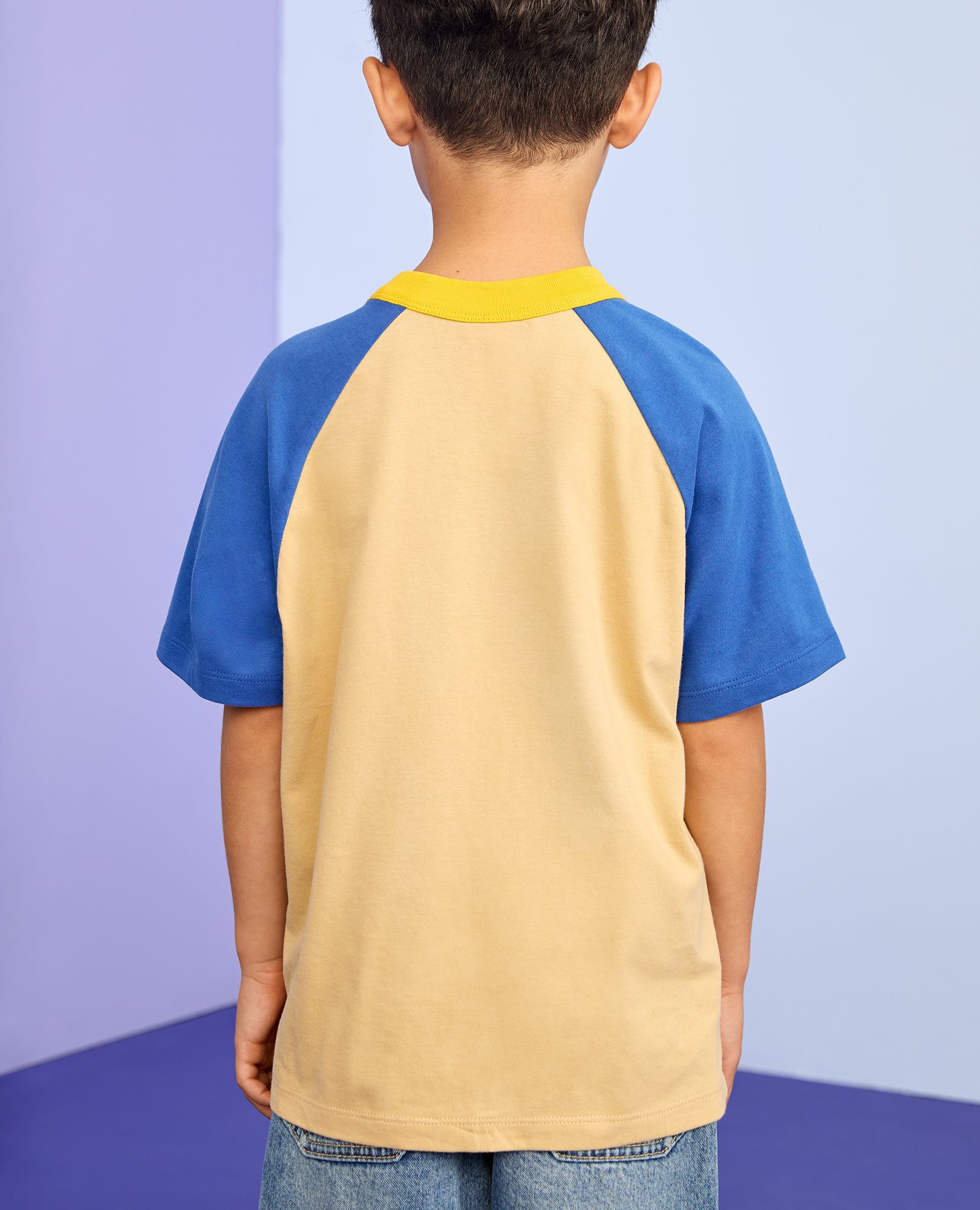 Raglan Sleeve Graphic T-Shirt in Swishin' Season - main