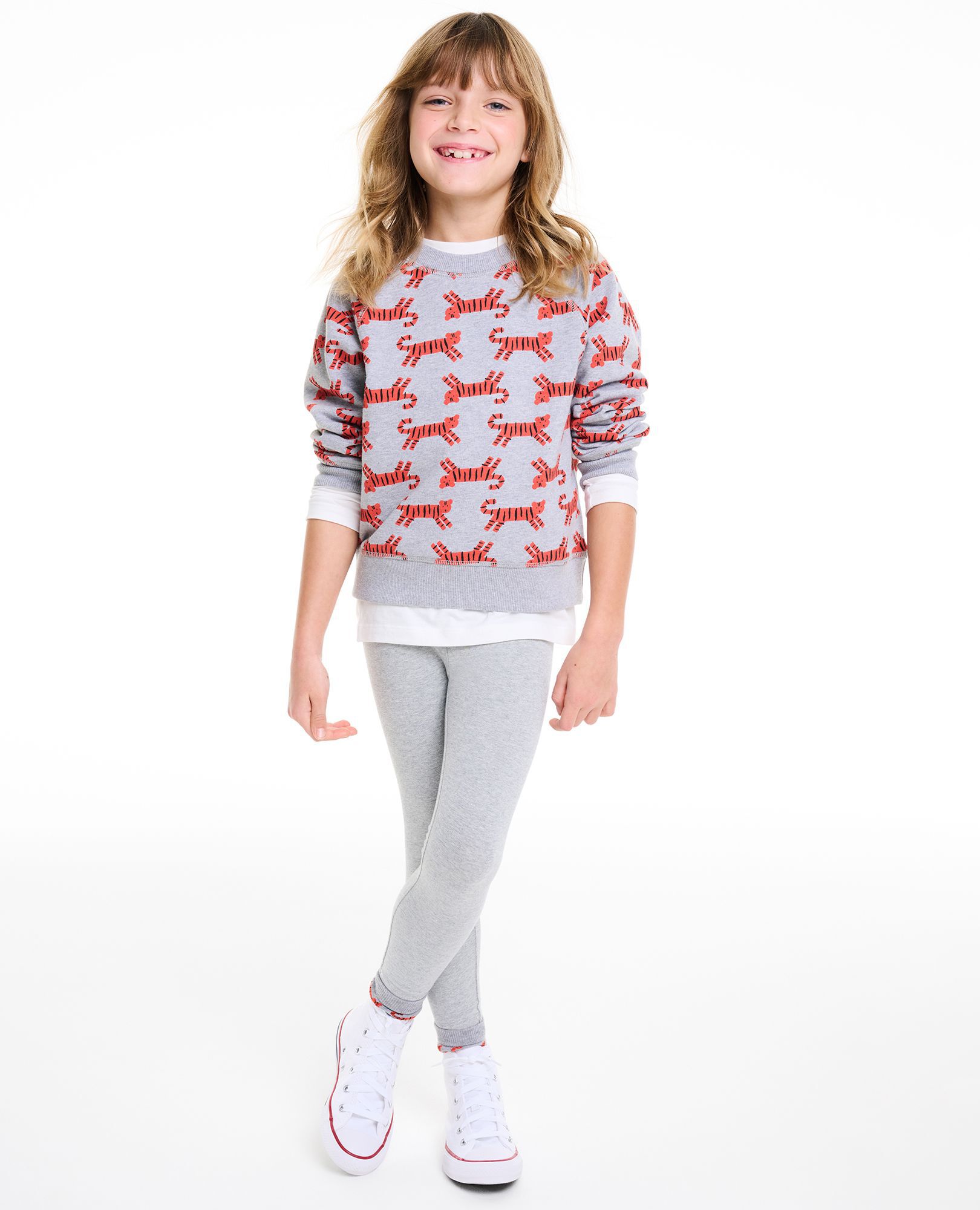 Leggings in Heather Grey - main