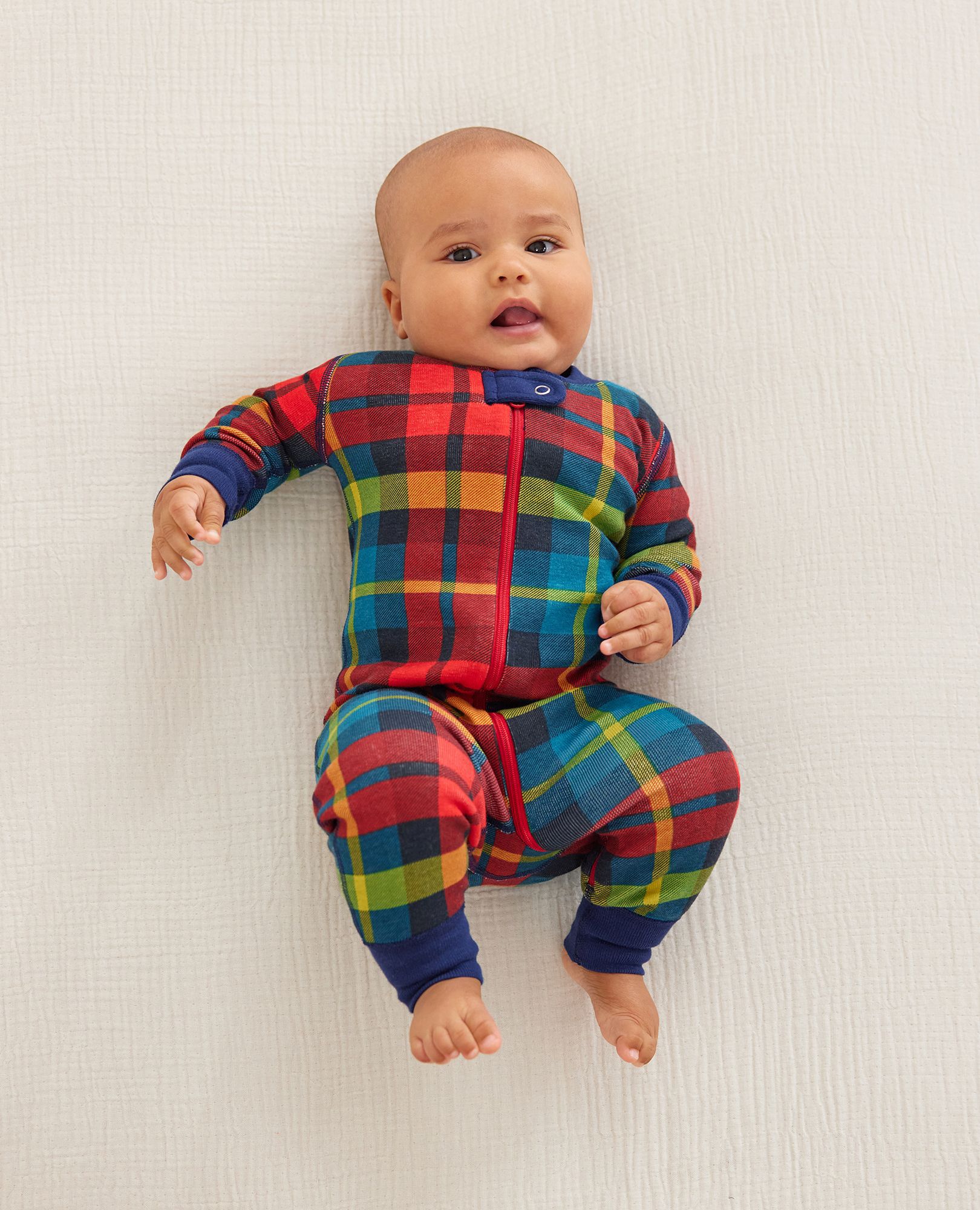 Holiday Print Baby Zip Sleeper