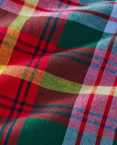 Women's HannaSoft™ Flannel Pajama Set in Rainbow Plaid - main
