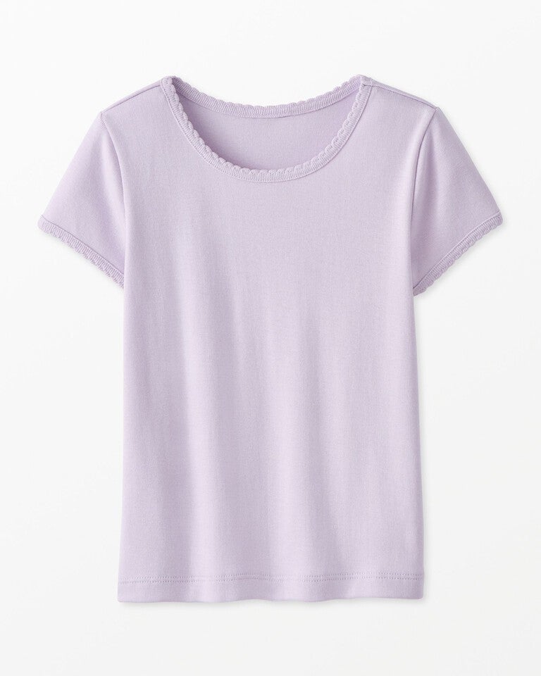 Ribbed T-Shirt in Wisteria - main