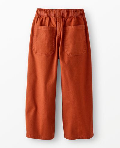 Loose Fit Canvas Carpenter Pants in Amber Woods - main