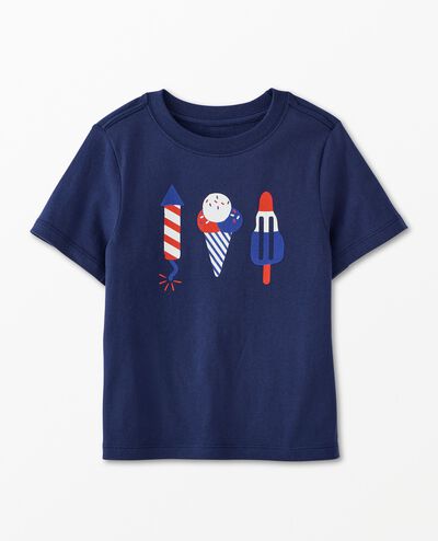 Classic Fit Graphic T-Shirt in Rocket Pops - main