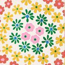 Rashguard Top & Shorts Set in Swirly Floral on Ecru - swatch