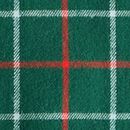 Adult Holiday Flannel Pajama Pants in Green Windowpane Plaid - swatch