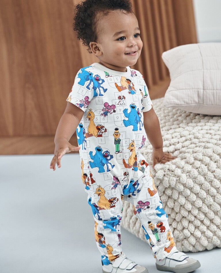 Sesame Street Romper in Hopscotch Sesame Street - main