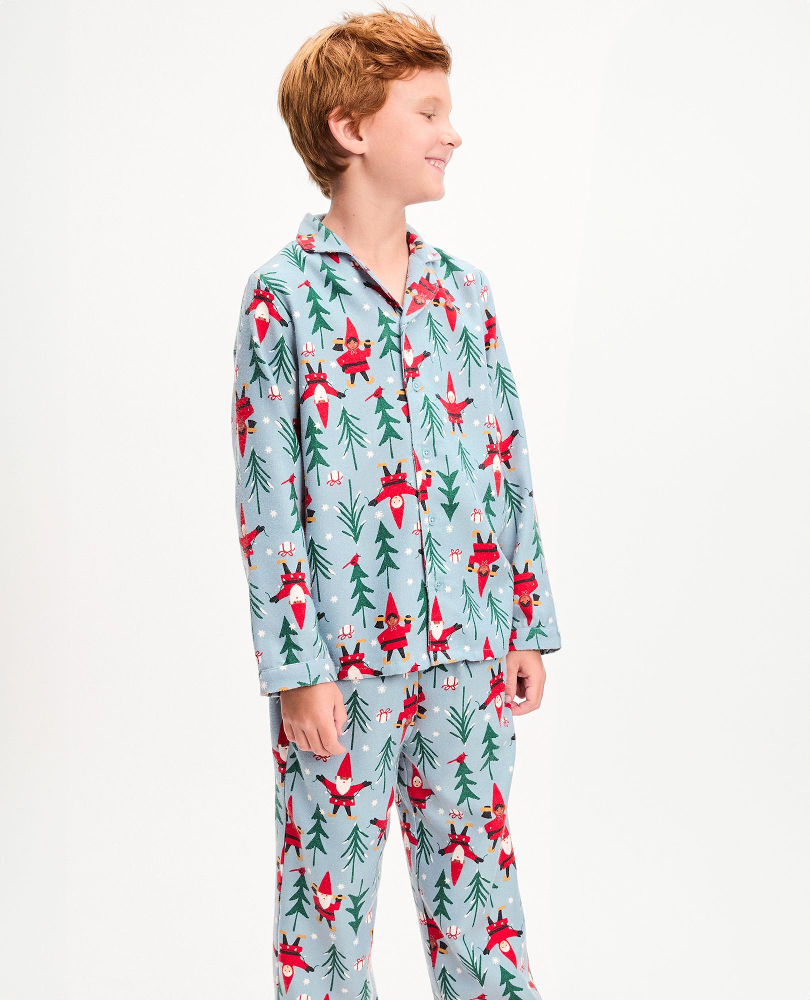 Kids Holiday Flannel Pajama Set