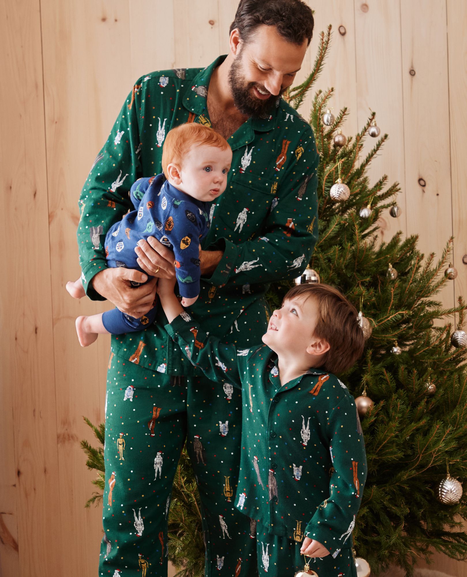 STAR WARS™ Holiday HannaJams™  Sleeper in Star Wars Christmas Bulbs - main