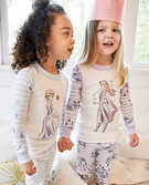 Disney Frozen 2 Princess Long John Pajamas In Organic Cotton in Frozen Anna - main