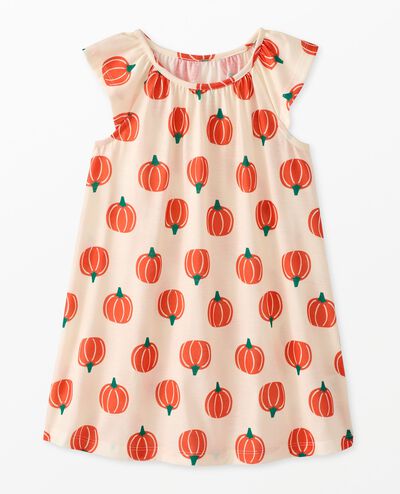 Halloween Short Sleeve Nightgown in Classic Pumpkins - main