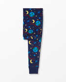 Adult Unisex Long John Pant In Organic Cotton in To The Moon - main