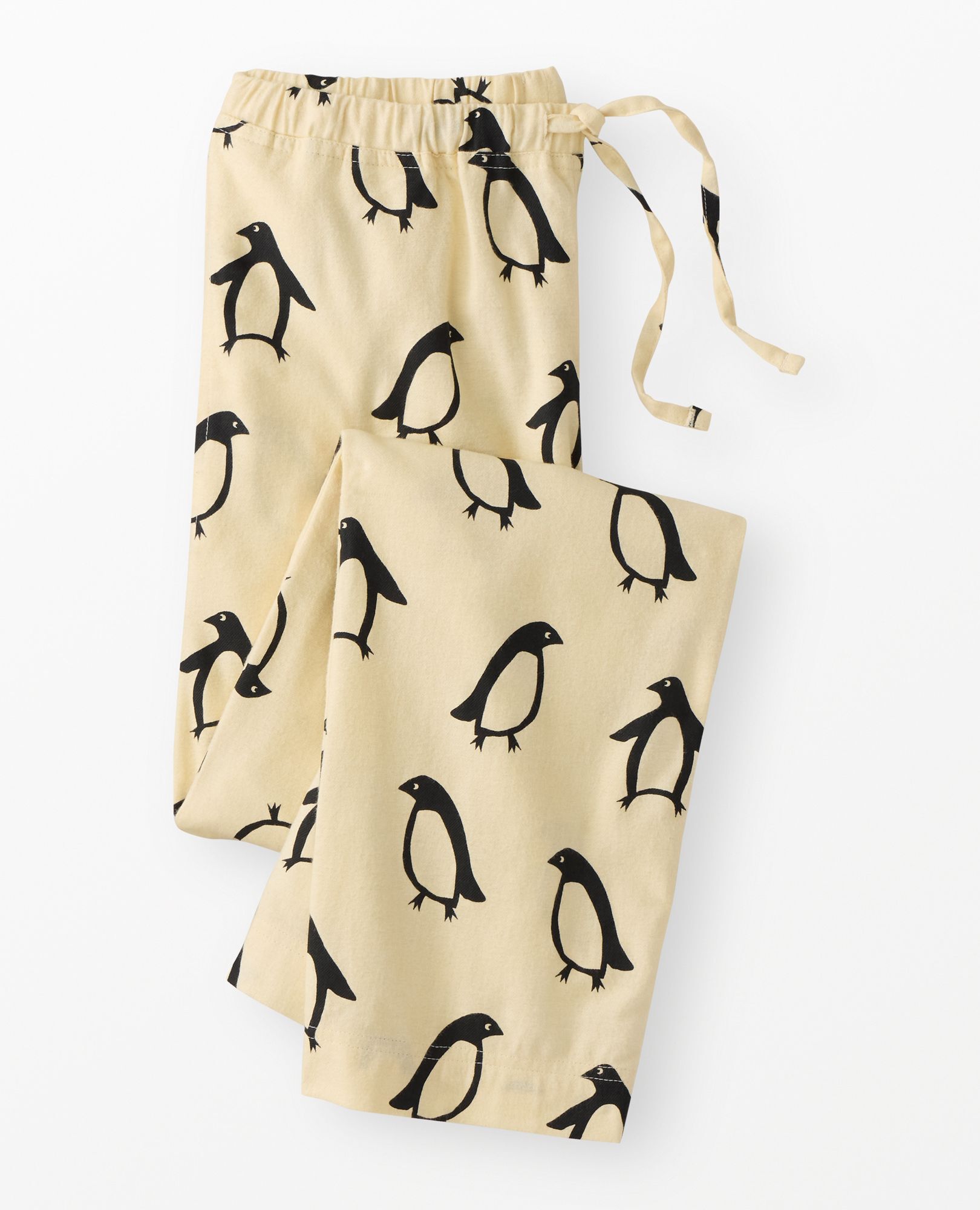 Adult Holiday Flannel Pajama Pants in Squeaky the Penguin - main