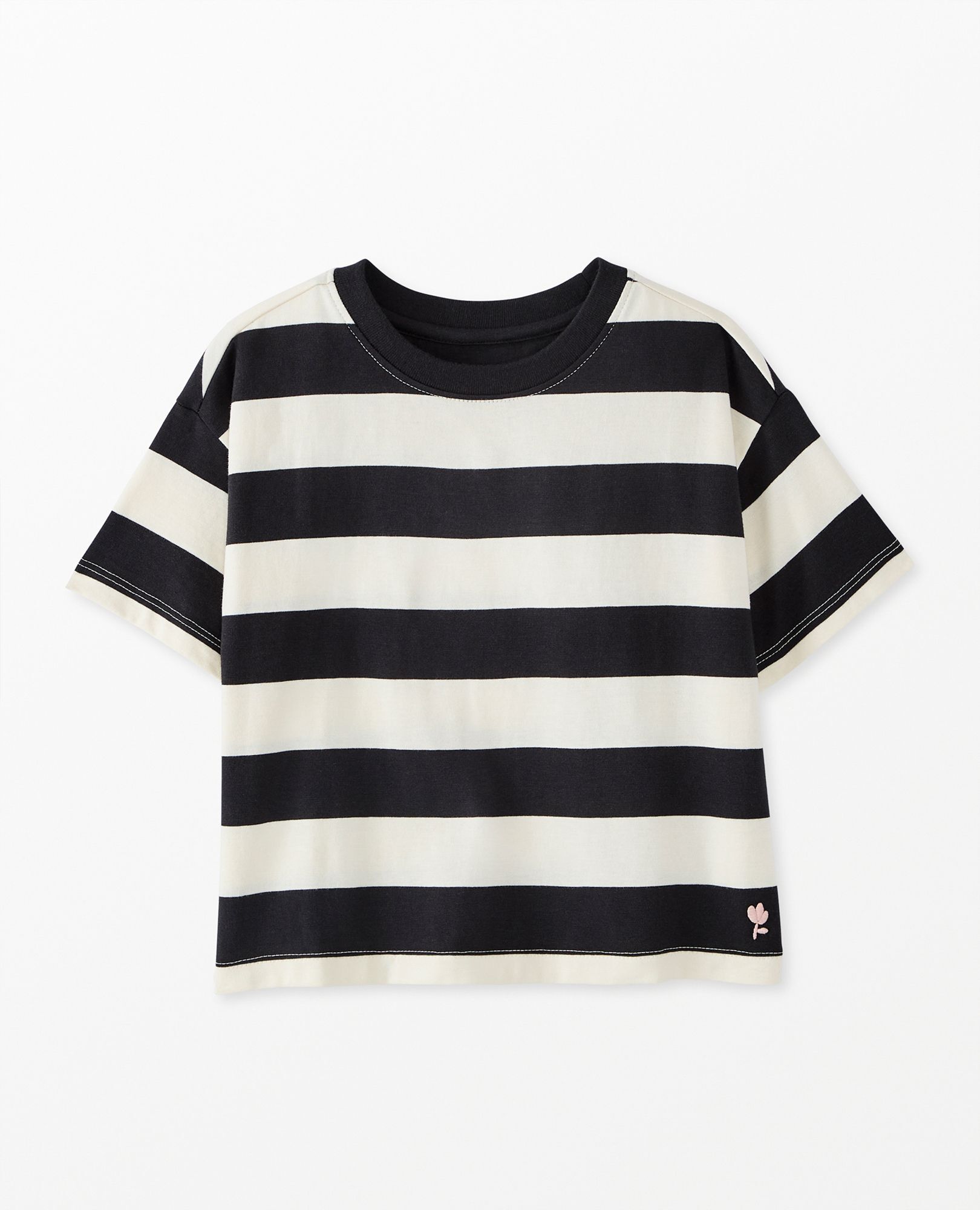 「かわいい～！」 Boxy Fit Striped T-Shirt | Hanna Andersson 弁当箱・水筒