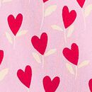 Heart Leggings in Red Sweetheart Garden - swatch