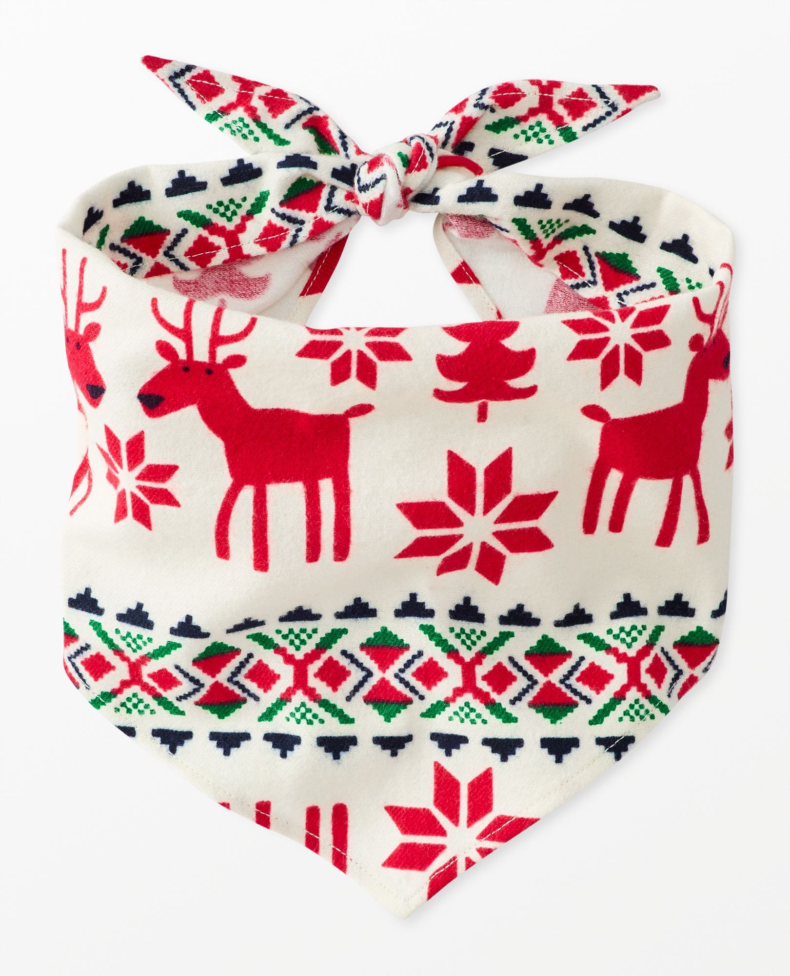 Flannel Dog Bandana in Dear Deer - main