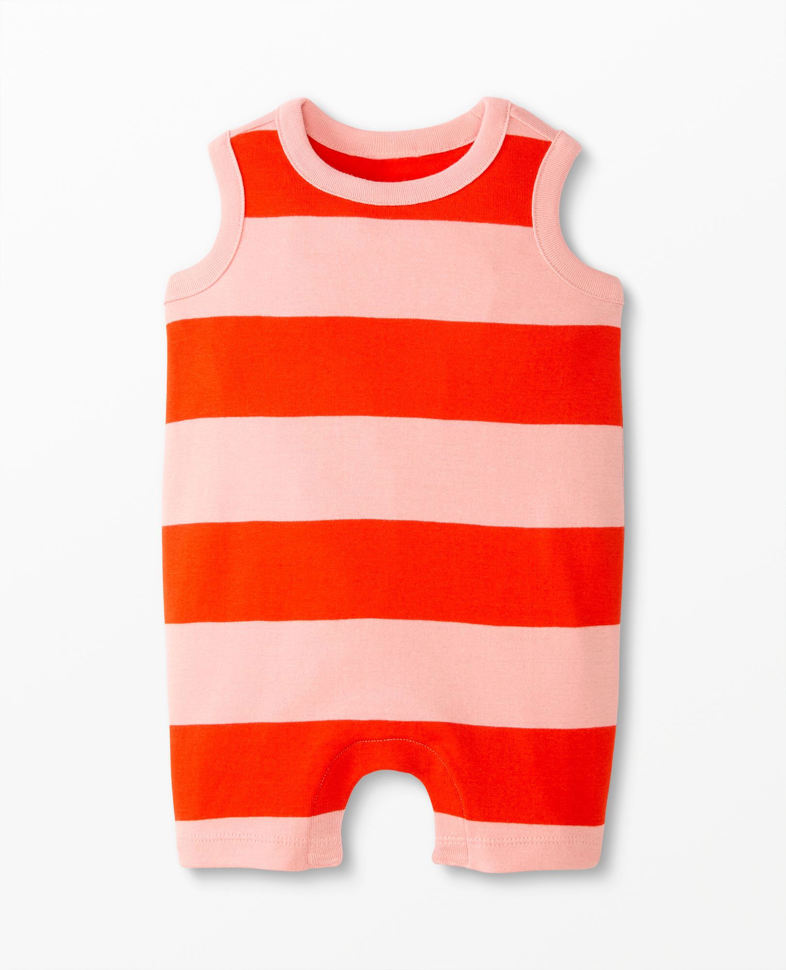 Baby Striped Tank Romper In Organic Cotton Hanna Andersson