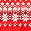 Holiday HannaJams™ Pajama Set in Ribbon Red Fairisle - swatch