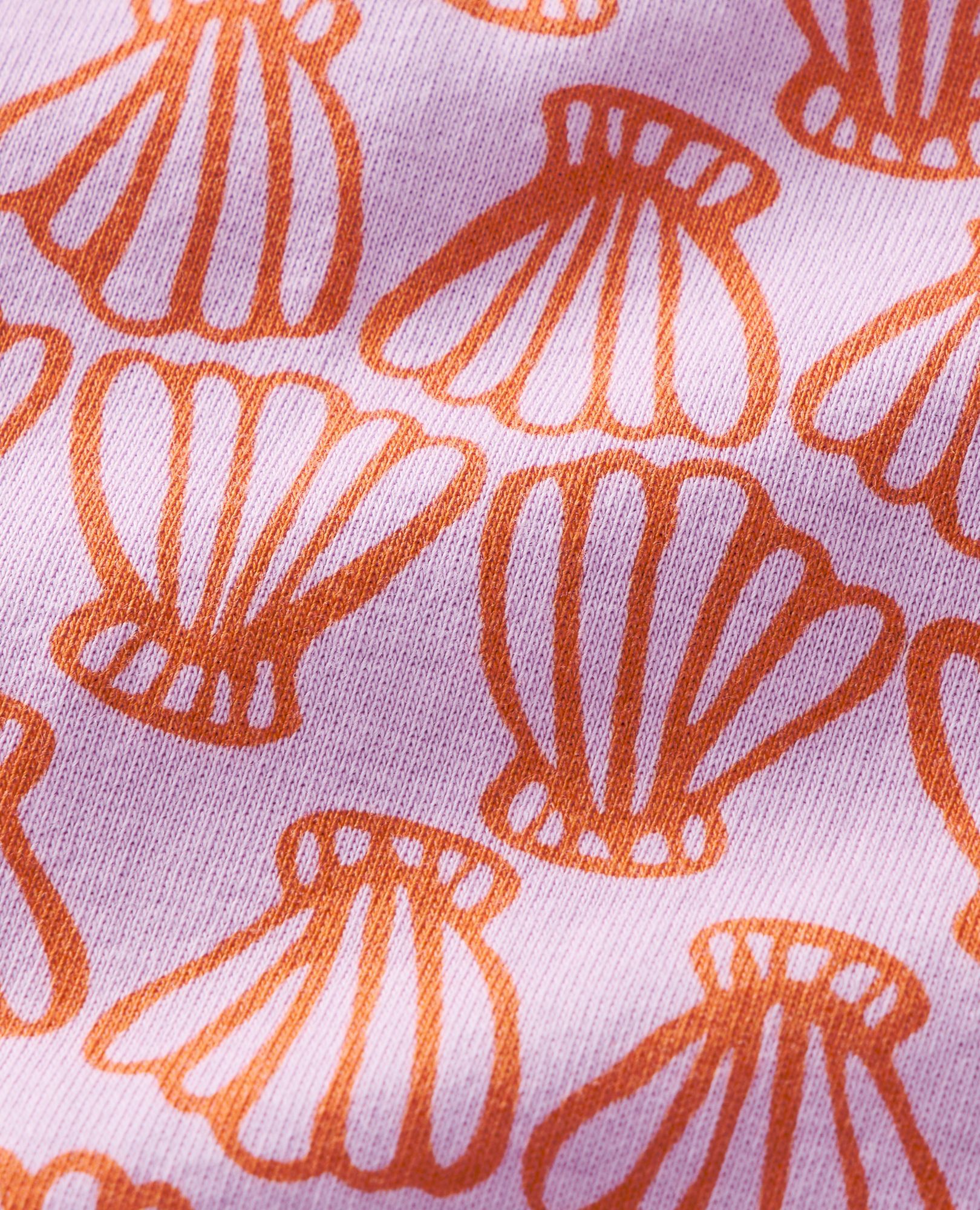 HannaJams™ Pajama Set in Sunset Reef Simple Seashells on Tea Rose - main