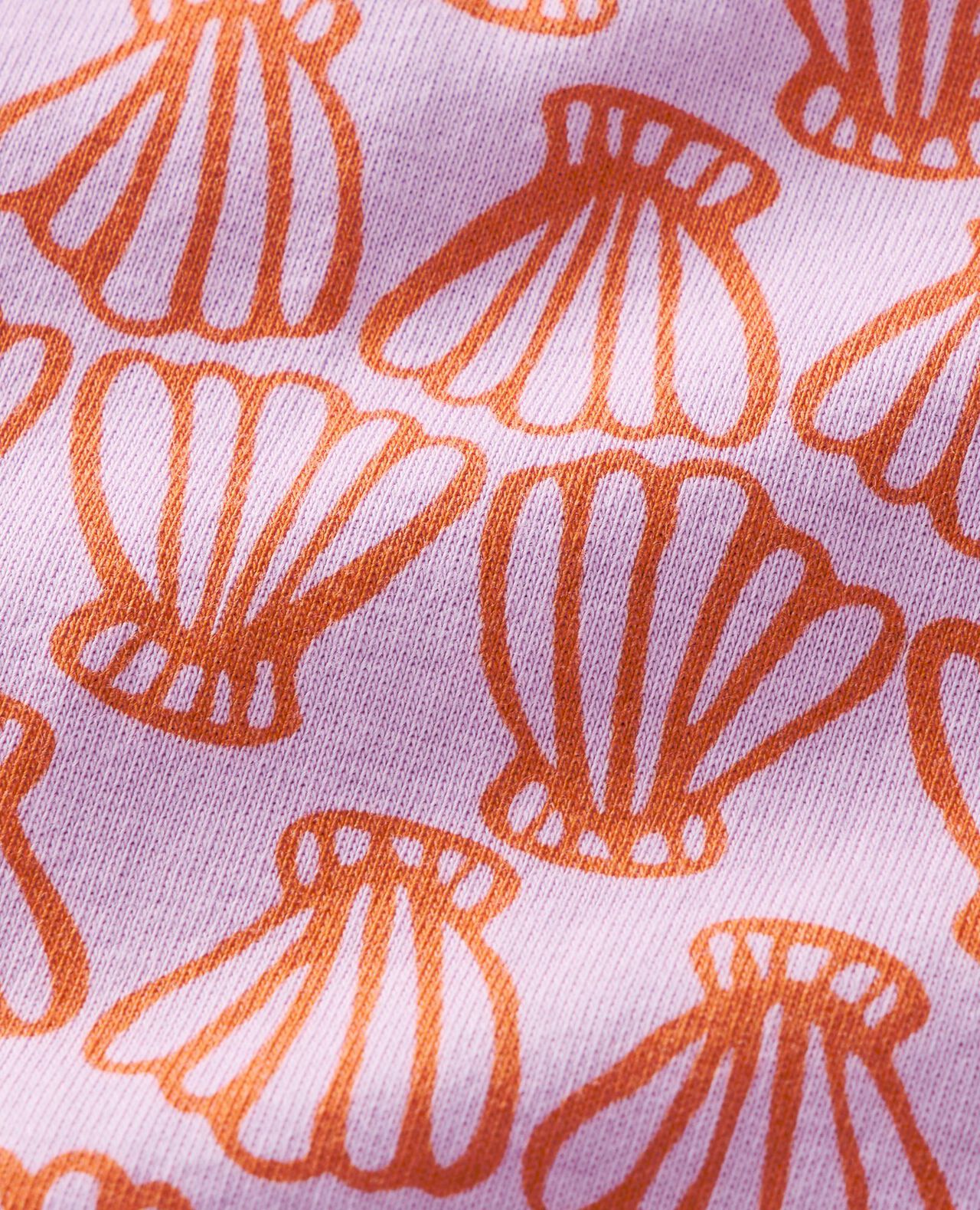 HannaJams™ Pajama Set in Sunset Reef Simple Seashells on Tea Rose - main