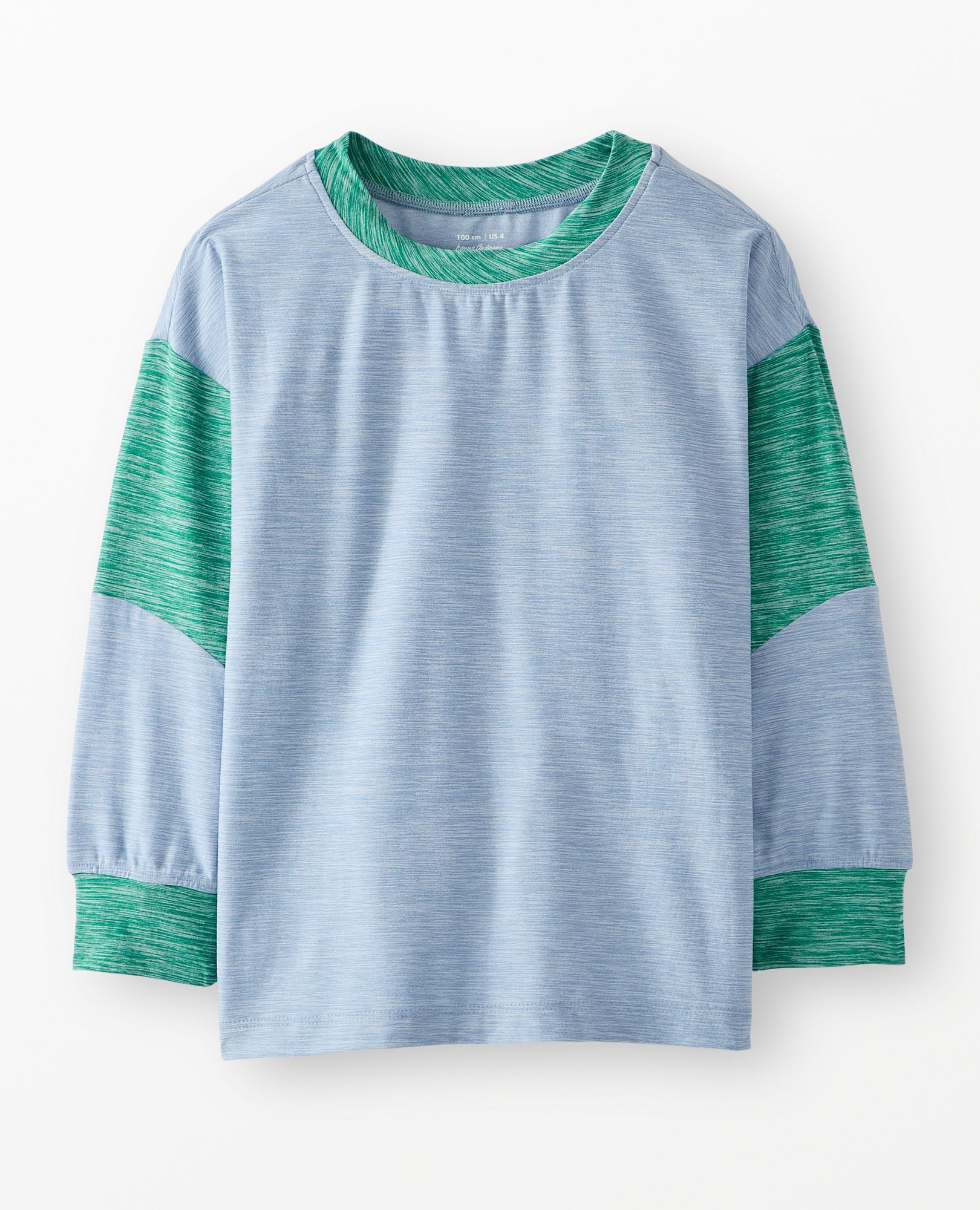 Long Sleeve Active UV T-Shirt in Forever Blue/Green - main