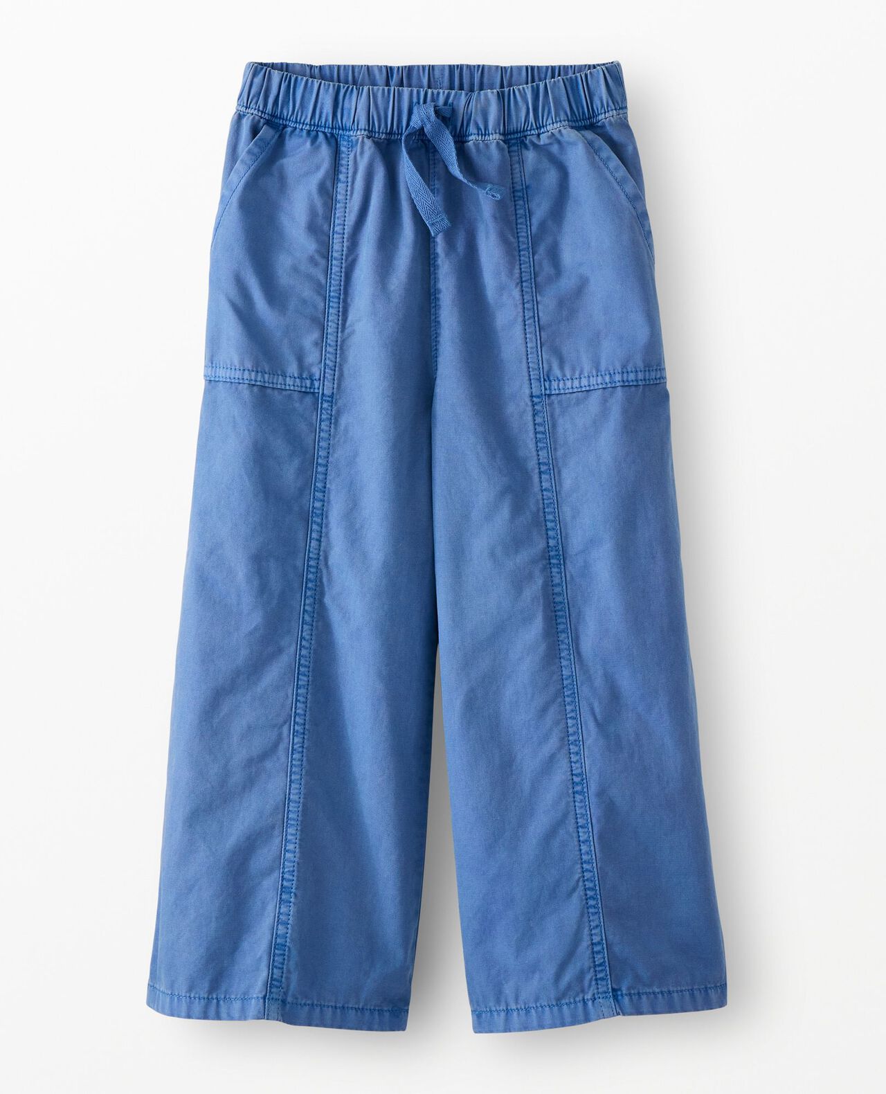 Canvas Wide Leg Pants in Horizon Blue - main