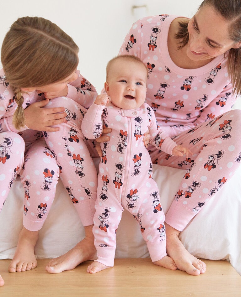 Disney Positively Minnie Matching Mommy & Me Pajamas in  - main