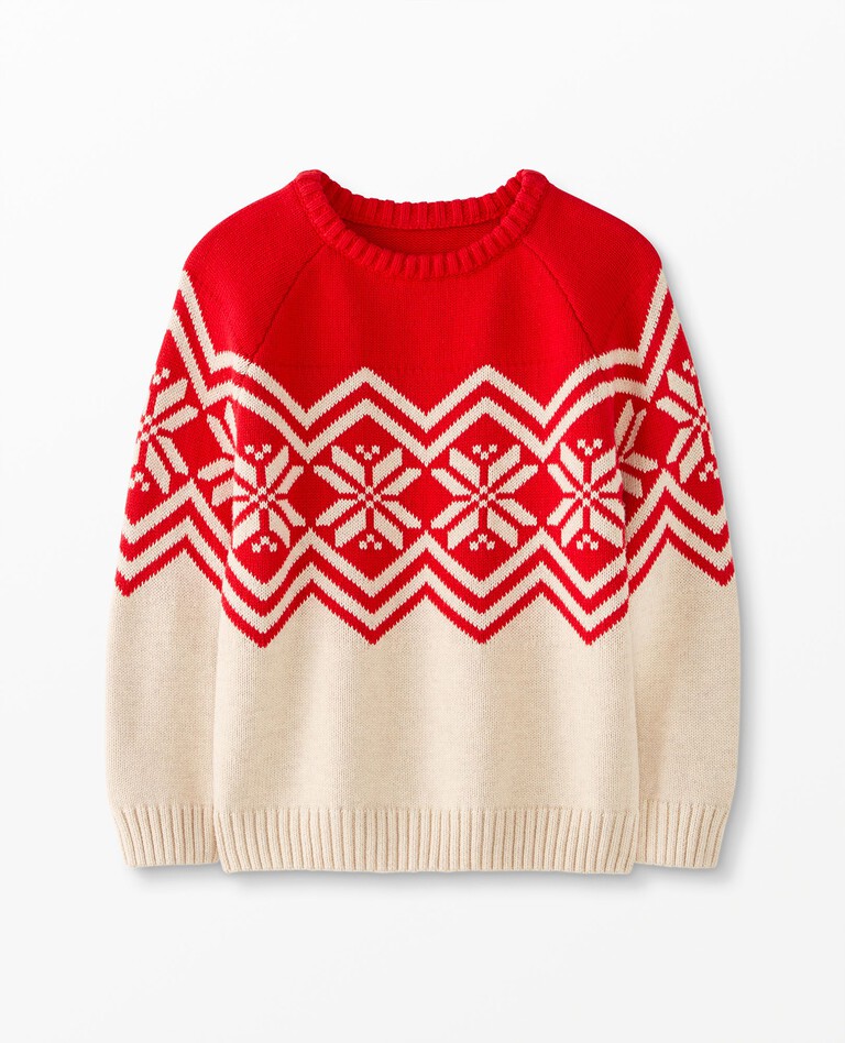 Holiday Sweater in Scandi Snowflake - main