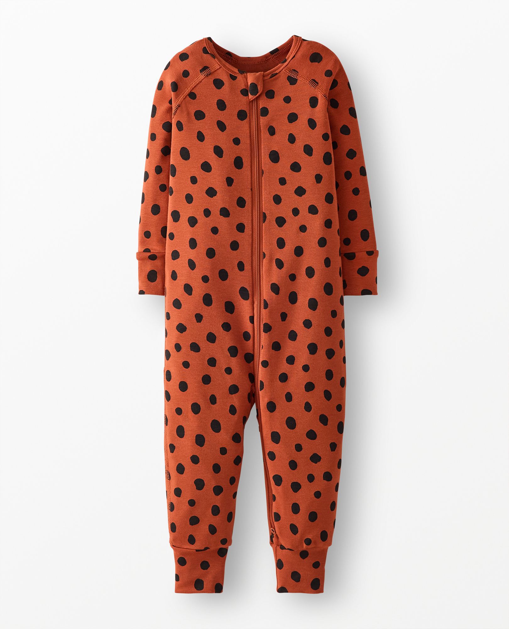 HannaSoft™ Stretch Sleeper in Black Spots on Amber Wood - main