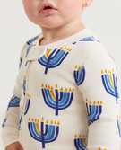 Baby Zip Sleeper in Hanukkah - main