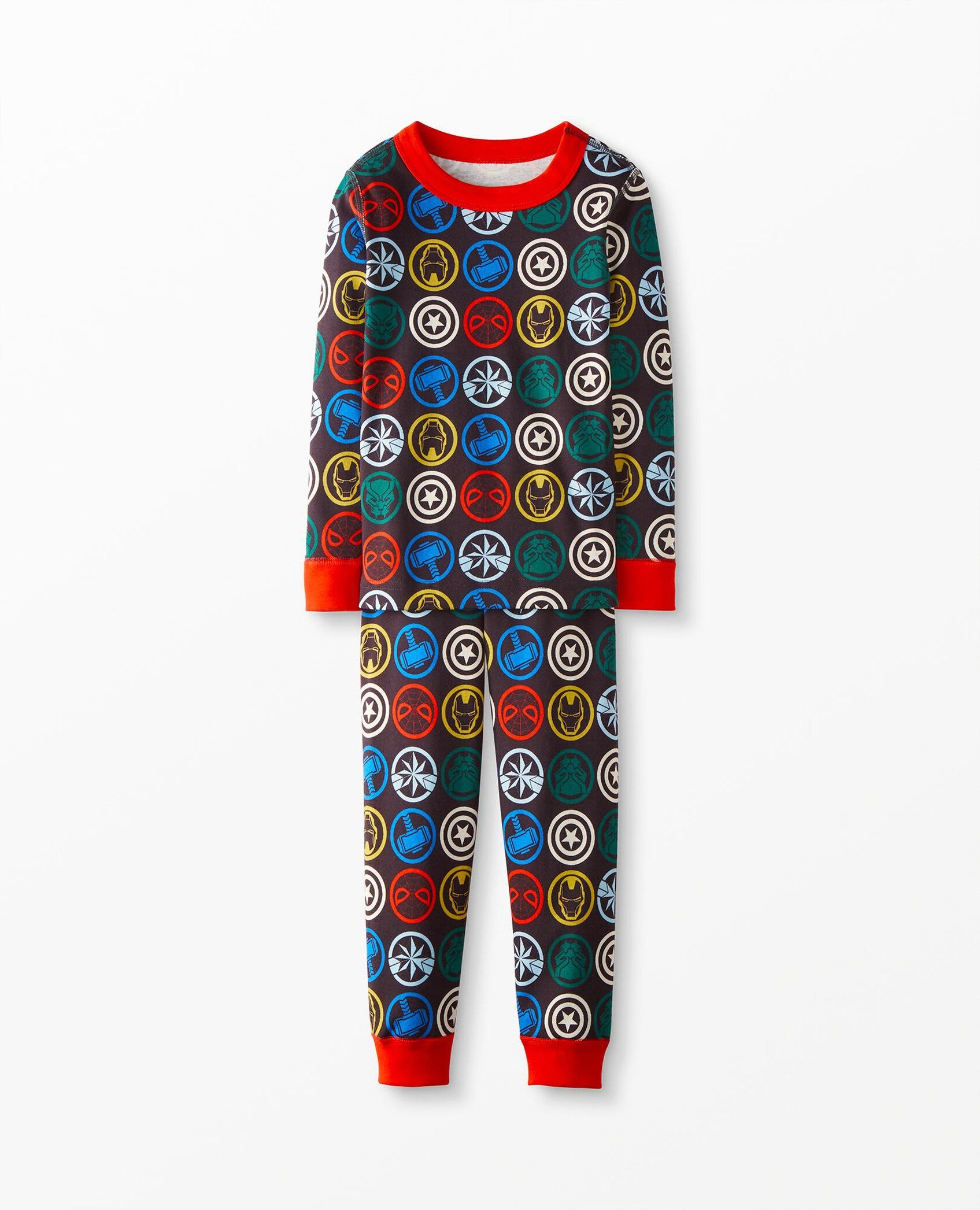 Marvel Icons Long John Pajama Set in Marvel Icons - main