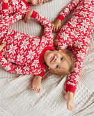 Scandi Snowflake Matching Family Pajamas in  - main