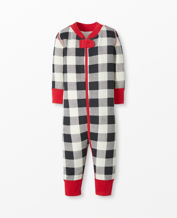 Baby Holiday Zip Sleeper Pajamas in Buffalo Plaid - Size 12-18 mos by Hanna Andersson