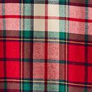 Women's Holiday Flannel Nightshirt in Red Holiday Plaid - swatch