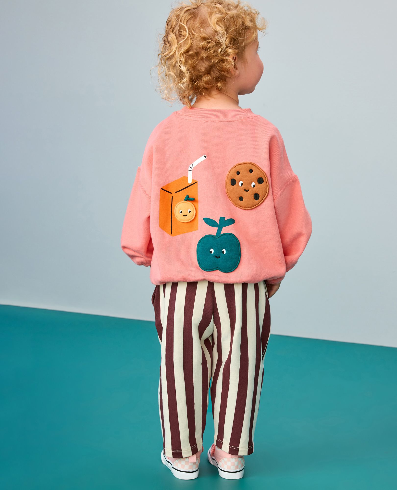French Terry Sweatshirt in Snack Time on Pomelo - main