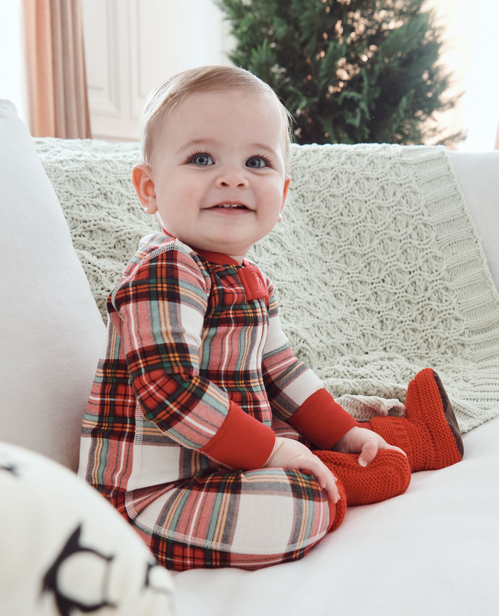 Family christmas pajamas with infant sales