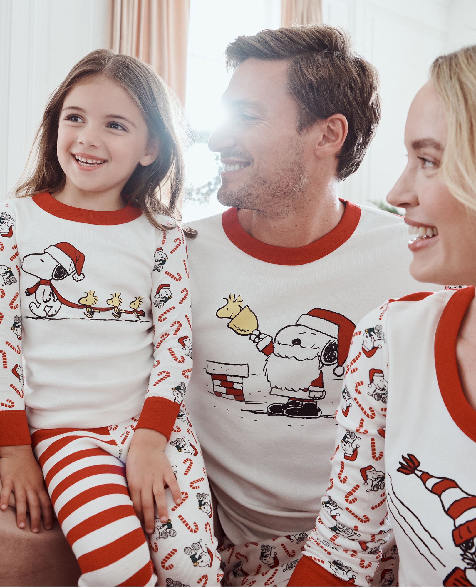 Family christmas pajamas long johns best sale