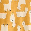 HannaJams™ Pajama Set in Donna the Llama on Honey - swatch